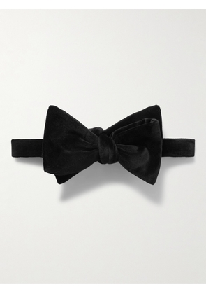 Paul Smith - Self-Tie Cotton-Velvet Bow Tie - Men - Black