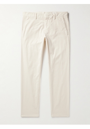 NN07 - Theo 1322 Straight-Leg Organic Cotton-Blend Corduroy Trousers - Men - White - 28W 32L