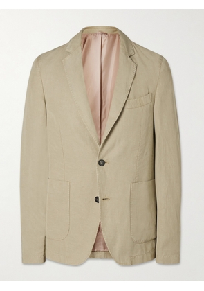 Officine Générale - Nehemiah Garment-Dyed Lyocell, Linen and Cotton-Blend Suit Jacket - Men - Neutrals - IT 44