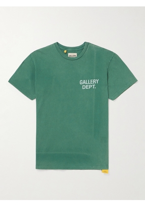 Gallery Dept. - Vintage Logo-Print Cotton-Jersey T-Shirt - Men - Green - XS