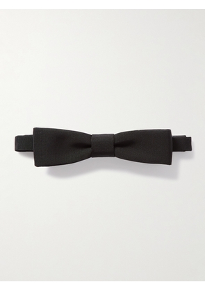 SAINT LAURENT - Pre-Tied Grosgrain Bow Tie - Men - Black