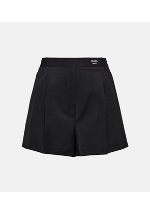 Prada Wool-blend shorts