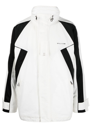 1017 ALYX 9SM embroidered-logo high-neck jacket - White