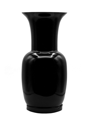 Venini Opalino glass vase (42cm) - Black