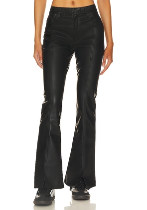 Hudson Jeans Barbara Faux Leather High Rise Flare in Black. Size 23, 25, 27, 28, 29, 30, 33, 34.