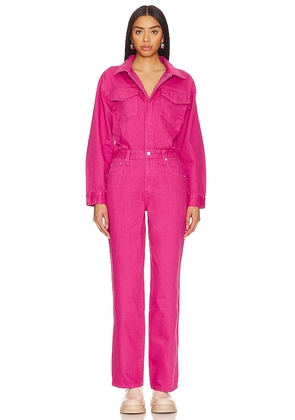 PISTOLA Nikkie Jumpsuit in Pink. Size L, M, S.