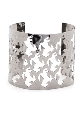 Ferrari logo-detail cuff bracelet - Silver