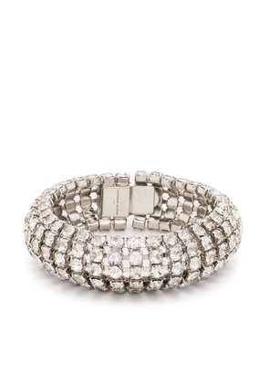 Alexandre Vauthier crystal-embellished cuff bracelet - Silver