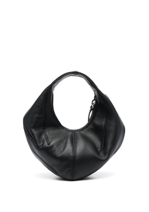 Kiko Kostadinov small Bugle leather tote bag - Black