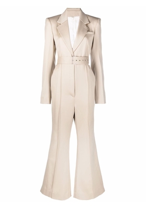 Peter Do belted tailored jumpsuit - Neutrals