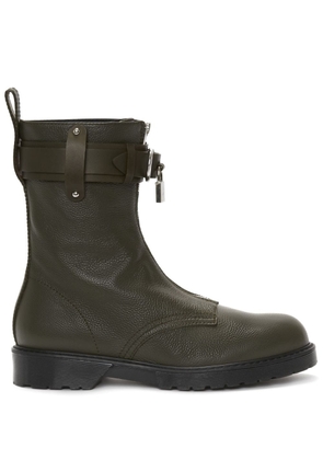 JW Anderson Padlock ankle boots - Green