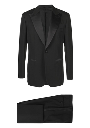 Brioni peak-lapels single-breasted suit - Black