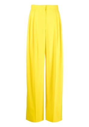 Alexander McQueen high-waisted tailored wool trousers - Yellow
