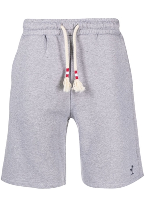 MC2 Saint Barth drawstring-waist cotton track shorts - Grey