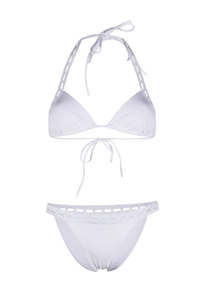 Ermanno Scervino embroidered-design bikini set - White