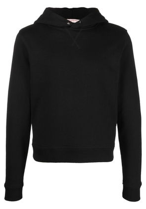 Valentino Garavani Rockstud-detail cotton hoodie - Black