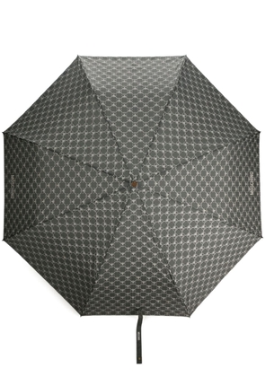 Moschino monogram-print two-tone umbrella - Grey