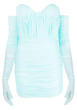 Alex Perry Paige ruched minidress - Blue