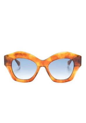 GIGI STUDIOS Billie cat-eye frame sunglasses - Brown