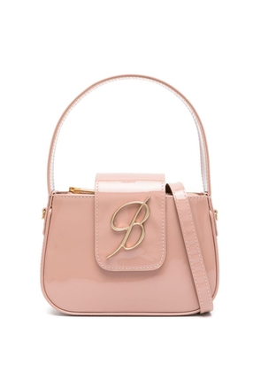 Blumarine patent-leather tote bag - Pink