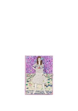 Olympia Le-Tan Independent Girl Klimt book clutch - Pink
