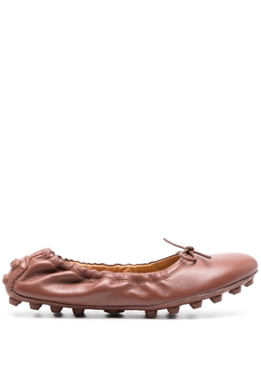 Tod's Gommino ballerina shoes - Brown