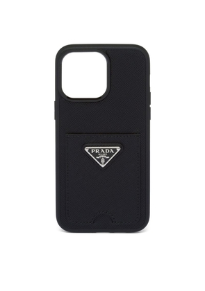 Prada Saffiano Leather Iphone 14 Plus Case