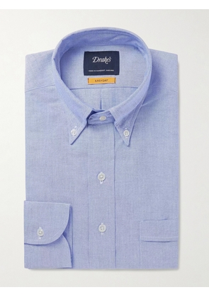 Drake's - Blue Button-Down Collar Cotton Oxford Shirt - Men - Blue - UK/US 15