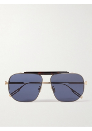 Dior Eyewear - NeoDior NU Aviator-Style Tortoiseshell Acetate and Gold-Tone Sunglasses - Men - Brown
