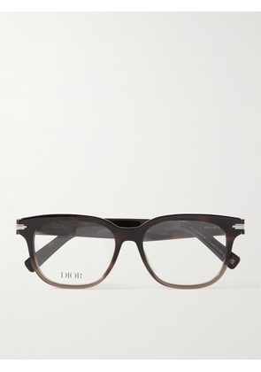 Dior Eyewear - DiorBlackSuit O S11I D-Frame Acetate Blue Light-Blocking Optical Glasses - Men - Brown