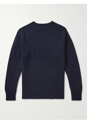 Howlin' - Terry Donegal Wool Sweater - Men - Blue - S