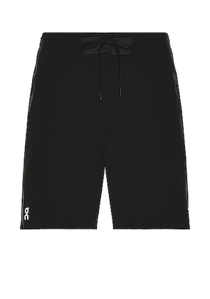 On Hybrid Shorts in Black - Black. Size S (also in XL).