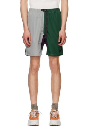 Gramicci Gray & Green Packable Shorts