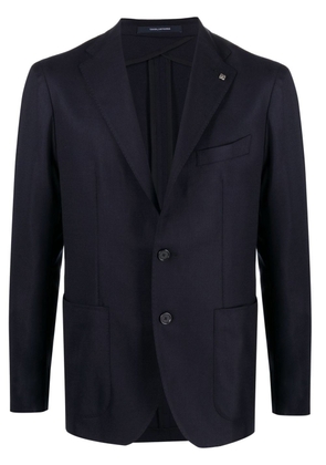 Tagliatore brooch detailed jacket - Blue