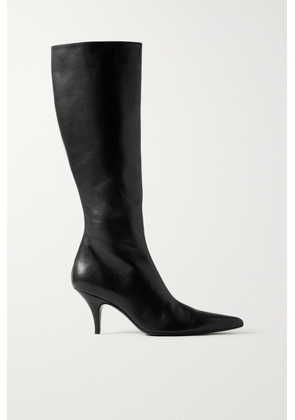 The Row - Sling Leather Knee Boots - Black - IT36.5,IT37,IT37.5,IT38,IT38.5,IT39,IT39.5,IT40,IT40.5,IT41,IT42