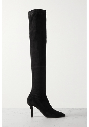The Row - Annette Suede Thigh Boots - Black - IT35,IT36,IT36.5,IT37,IT37.5,IT38,IT38.5,IT39,IT39.5,IT40,IT40.5,IT41,IT42