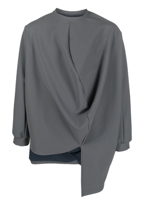 Anrealage Aerogel ball-cut sweatshirt - Grey