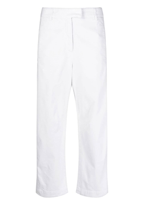 Alberto Biani wide-leg cropped trousers - White