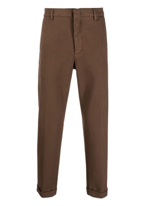 Eleventy mid-rise tapered chinos - Brown