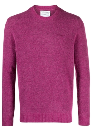 MC2 Saint Barth logo-embroidered stretch-wool jumper - Pink