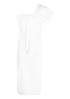 CHIARA BONI La Petite Robe bow-detail mini dress - White