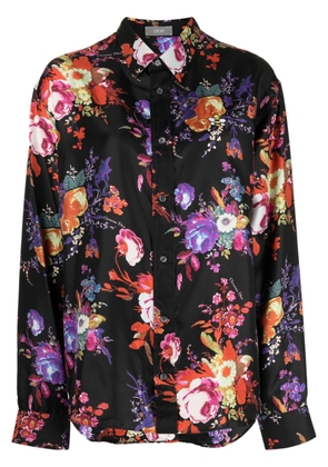 Christian Dior pre-owned floral-print silk shirt - Multicolour