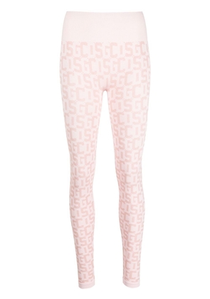 Wolford x GCDS monogram-print leggings - Pink