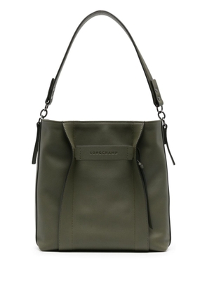 Longchamp medium 3D leather shouder bag - Green