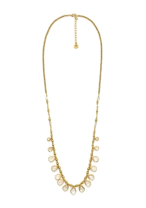 Goossens Cachemire rock crystal necklace - Gold