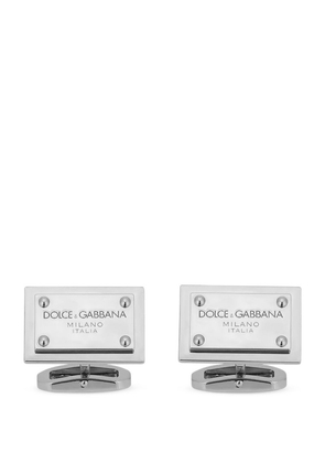 Dolce & Gabbana Logo Tag Cufflinks