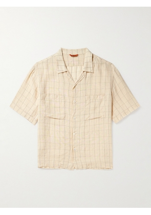 Barena - Solana Camp-Collar Linen, Lyocell and Cotton-Blend Shirt - Men - Neutrals - IT 46