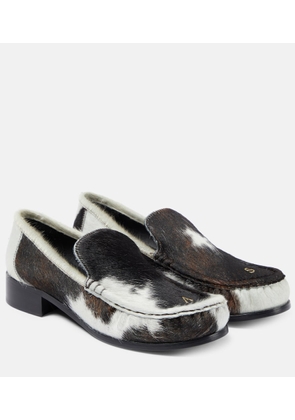 Acne Studios Calf hair leather loafers
