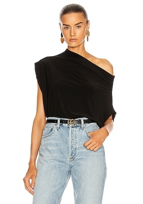 Norma Kamali Sleeveless All In One Top in Black - Black. Size XS (also in L, M, S).