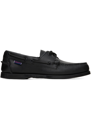 Sebago Black Portland Boat Shoes
